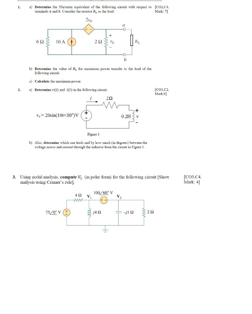 Solved Please Solve All the questions . Please solve 1 | Chegg.com