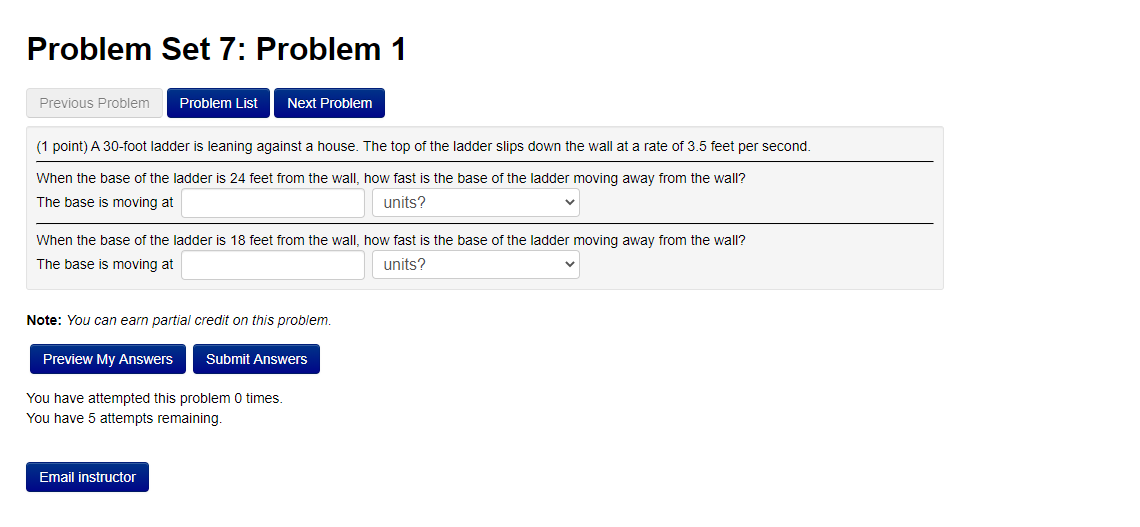 Solved Problem Set 7: Problem 1 Previous Problem Problem | Chegg.com