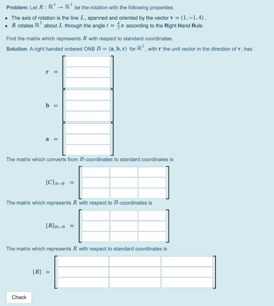 Solved Problem: Let R: RRbe The Rotation With The Following | Chegg.com