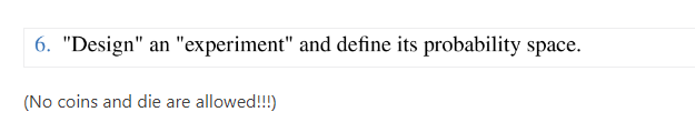 Solved 6. "Design" an "experiment" and define its | Chegg.com