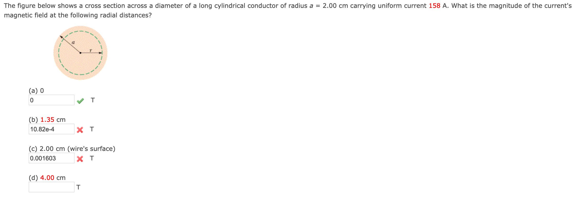 Solved The figure below shows a cross section across a | Chegg.com