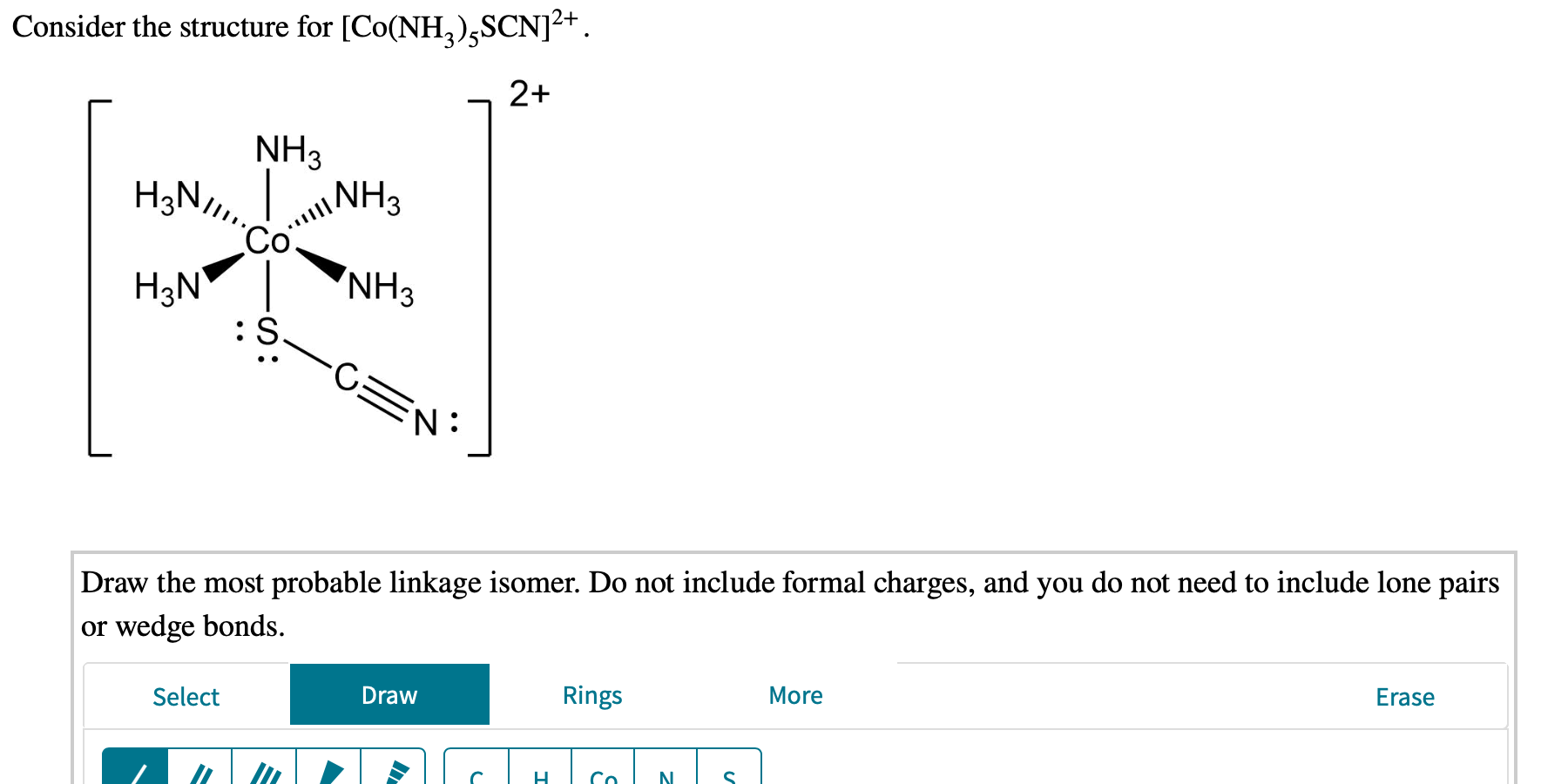 Solved Consider The Structure For Co Nh2 Scn 2 2 Chegg Solved Consider The Structure For Co Nh2 Scn 2 2 Chegg