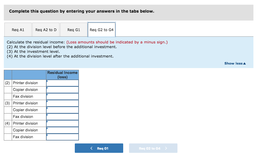 Solved Altoona Technologies Inc Has Three Divisions Al Chegg Com