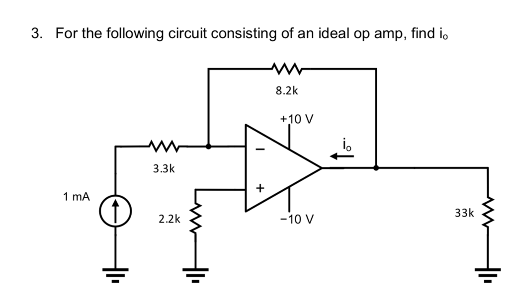 Solved 3. For The Following Circuit Consisting Of An Ideal | Chegg.com