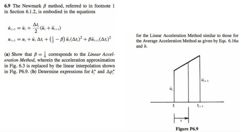 6 9 The Newmark B Method Referred To In Footnote Chegg Com