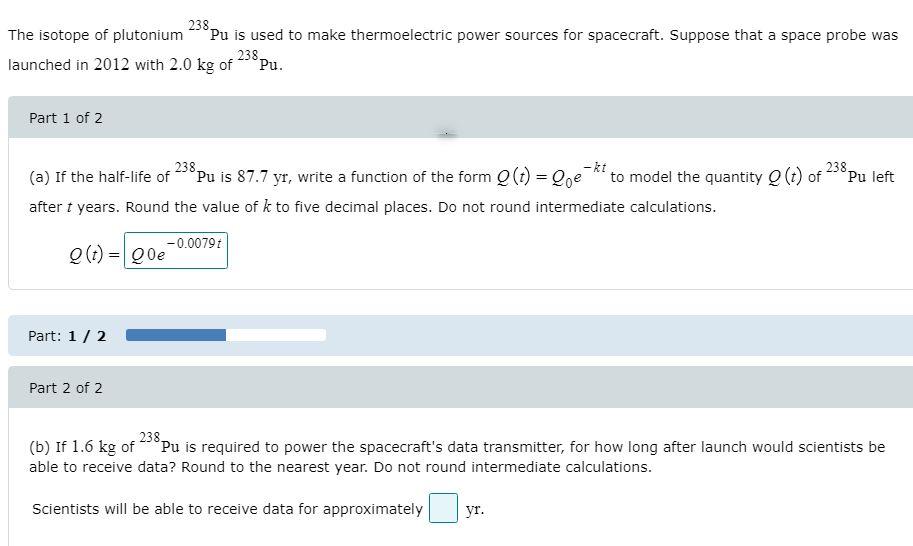 Solved I Just Need The Answer For The (b) Section Of The | Chegg.com