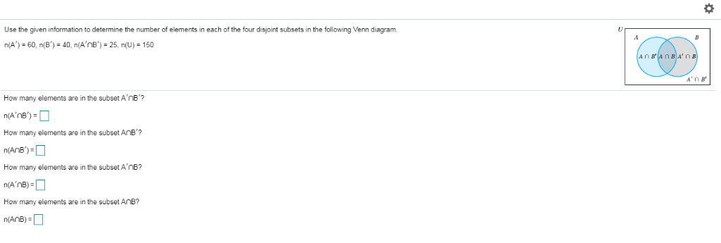 Solved Use the given information to determine the number of | Chegg.com