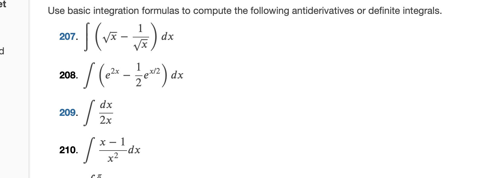 Solved Use Basic Integration Formulas To Compute The Chegg Solved Use Basic Integration Formulas To Compute The Chegg