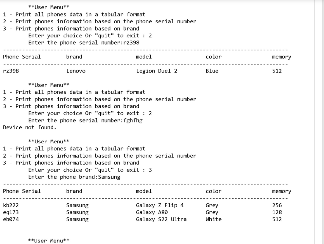 Solved Write a Python program that stores information about | Chegg.com