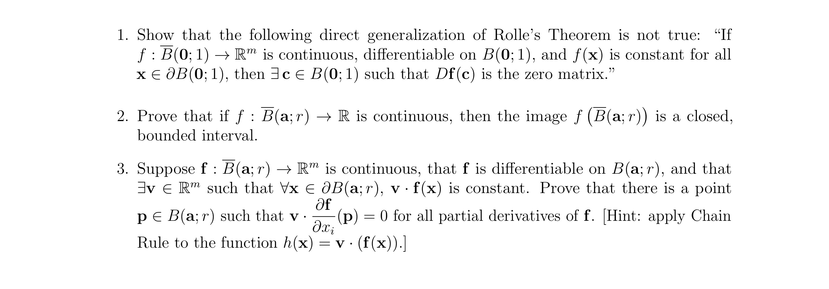 Solved 1 Show That The Following Direct Generalization O Chegg Com