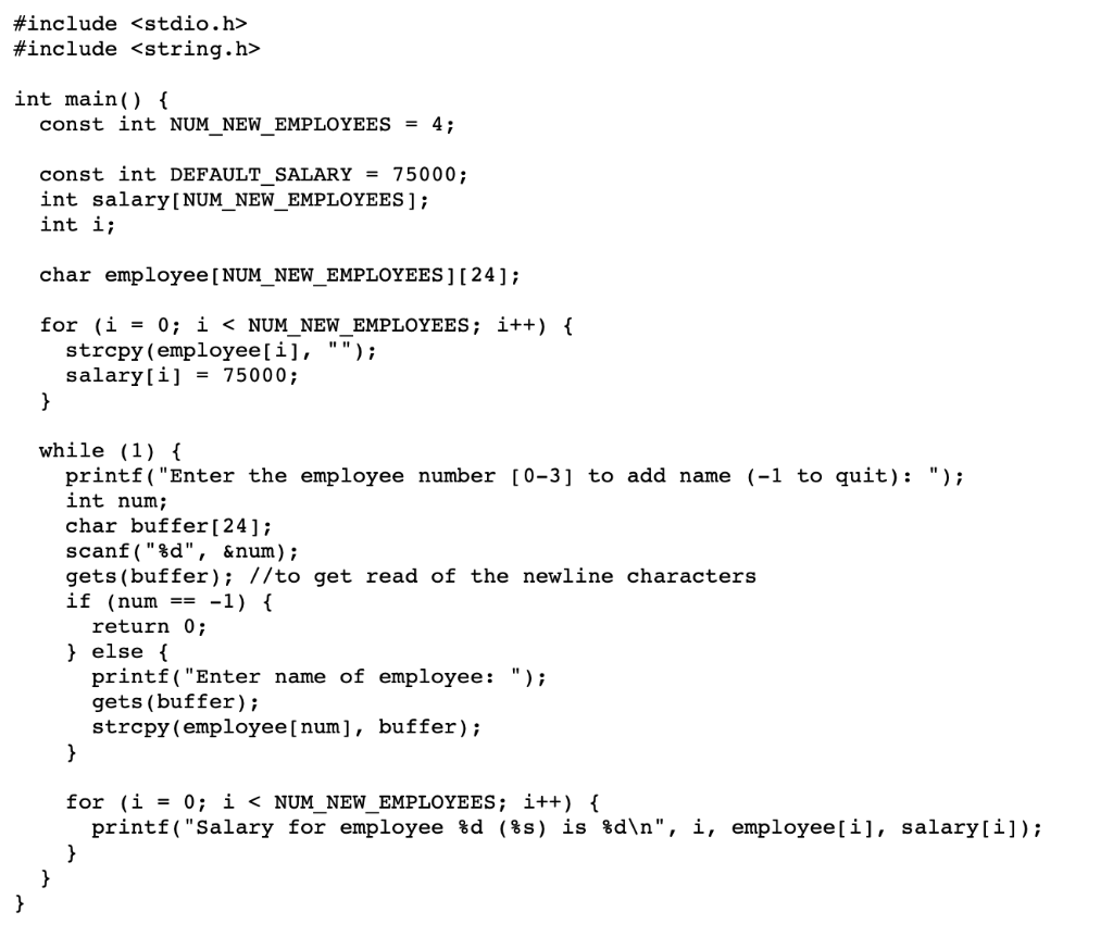 Solved Compile the program and do the following task. Please | Chegg.com