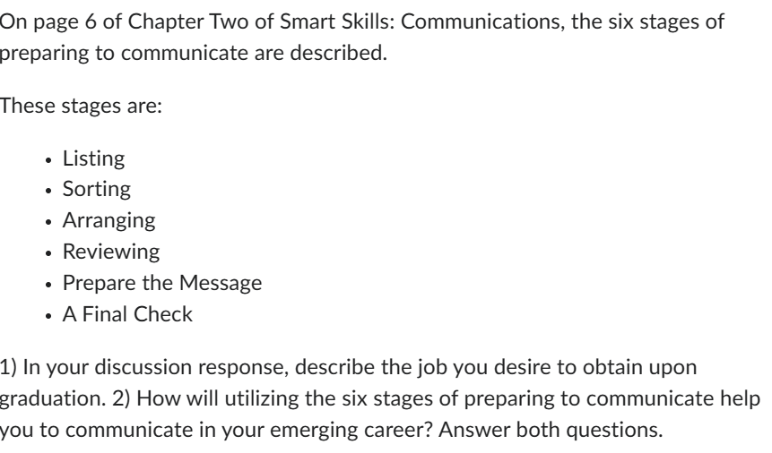 On page 6 of Chapter Two of Smart Skills: | Chegg.com