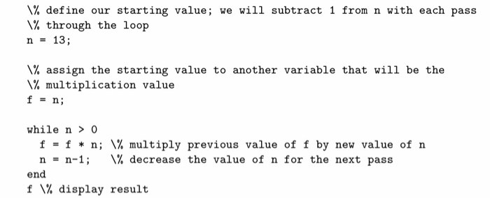 Solved In Matlab: 1. Create a loop that sums | Chegg.com