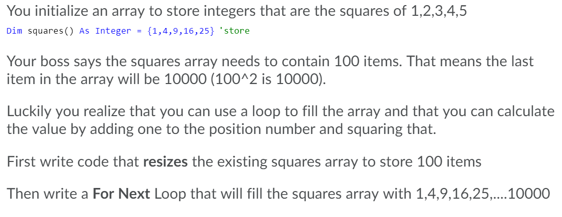 Solved You initialize an array to store integers that are | Chegg.com