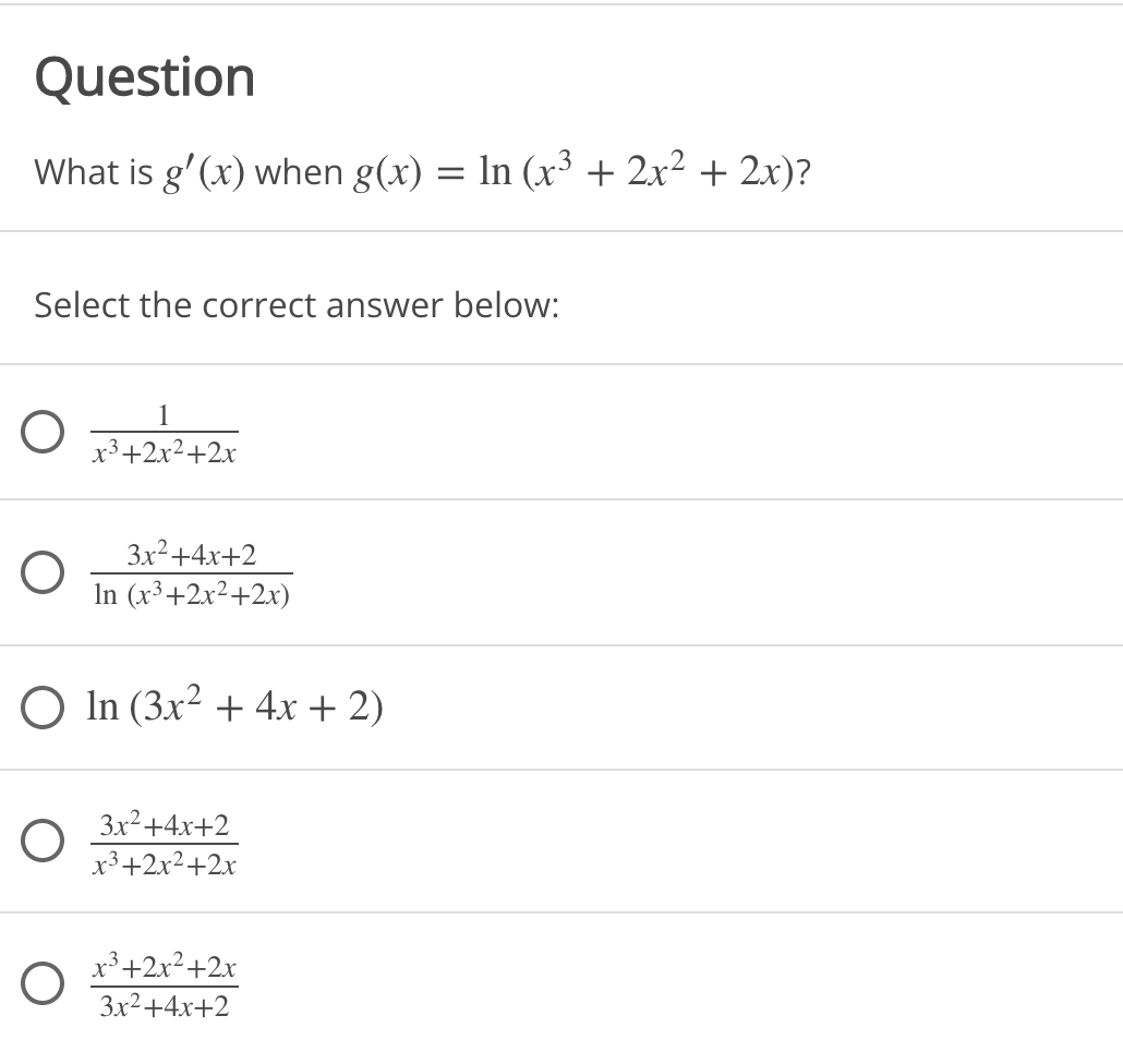 solved-question-what-is-g-x-when-g-x-ln-x3-2x2-chegg