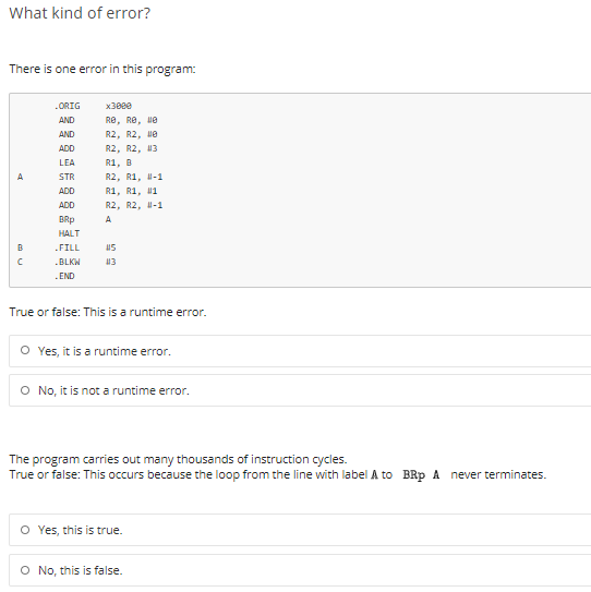 Solved Runtime error? There is one error in this program. A | Chegg.com