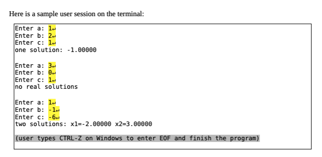 Solved Problem 1. Quadratic Equations A quadratic equation | Chegg.com