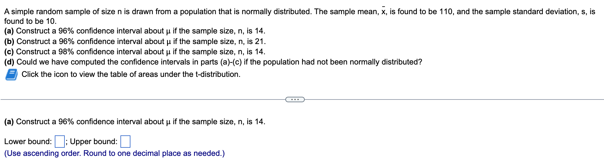 Solved A simple random sample of size n is drawn from a | Chegg.com