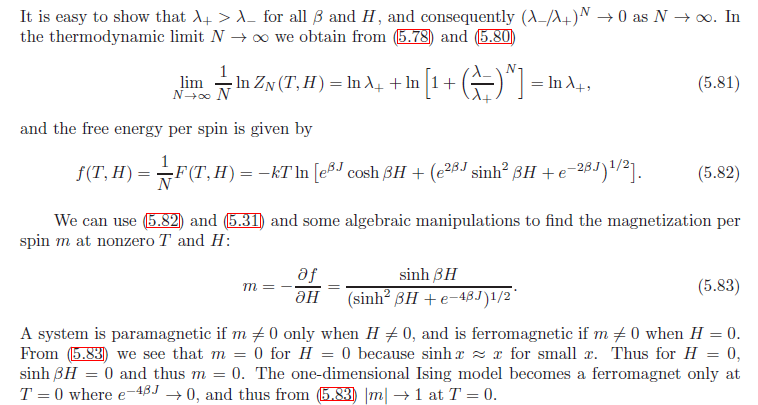 Problem 5.11. Isothermal susceptibility of the Ising | Chegg.com