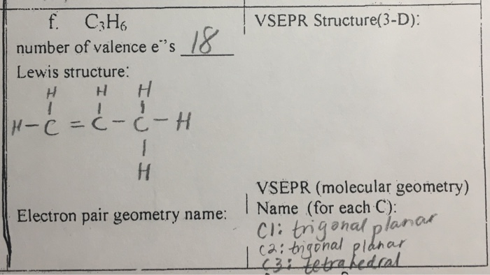 C3h6 Lewis Dot Structure 4160