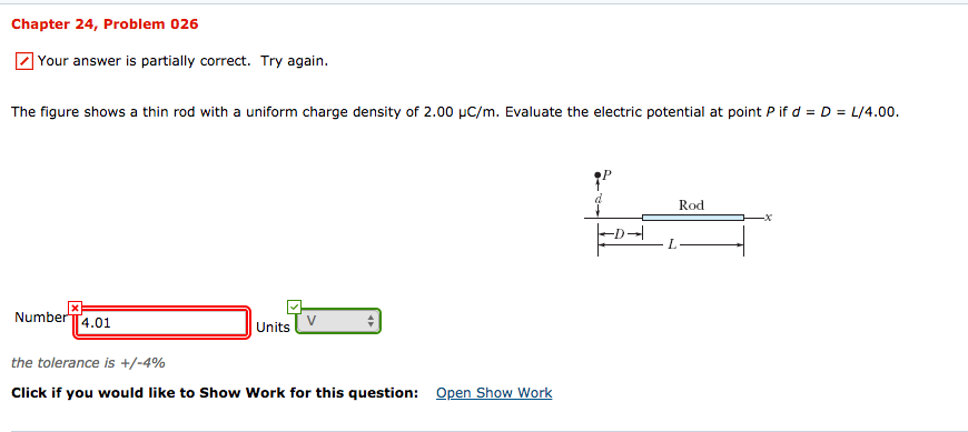 Solved Chapter 24, Problem 026 Your answer is partially | Chegg.com
