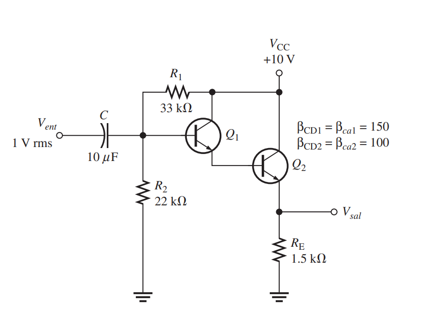 Solved Determine the total current gain Ai | Chegg.com