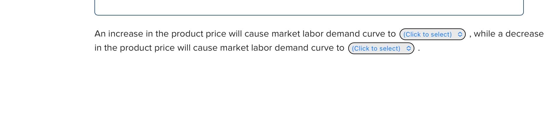 Solved An increase in the product price will cause market | Chegg.com