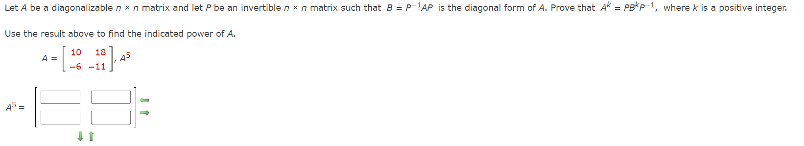 Solved Let A Be A Diagonalizable N×n Matrix And Let P Be An | Chegg.com