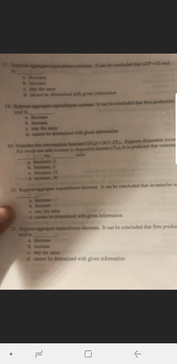 increase b decrease c remain the same ans a 130222 ori... Solved to a. decrease b. increase c stay the same d. cannot | Chegg.com
