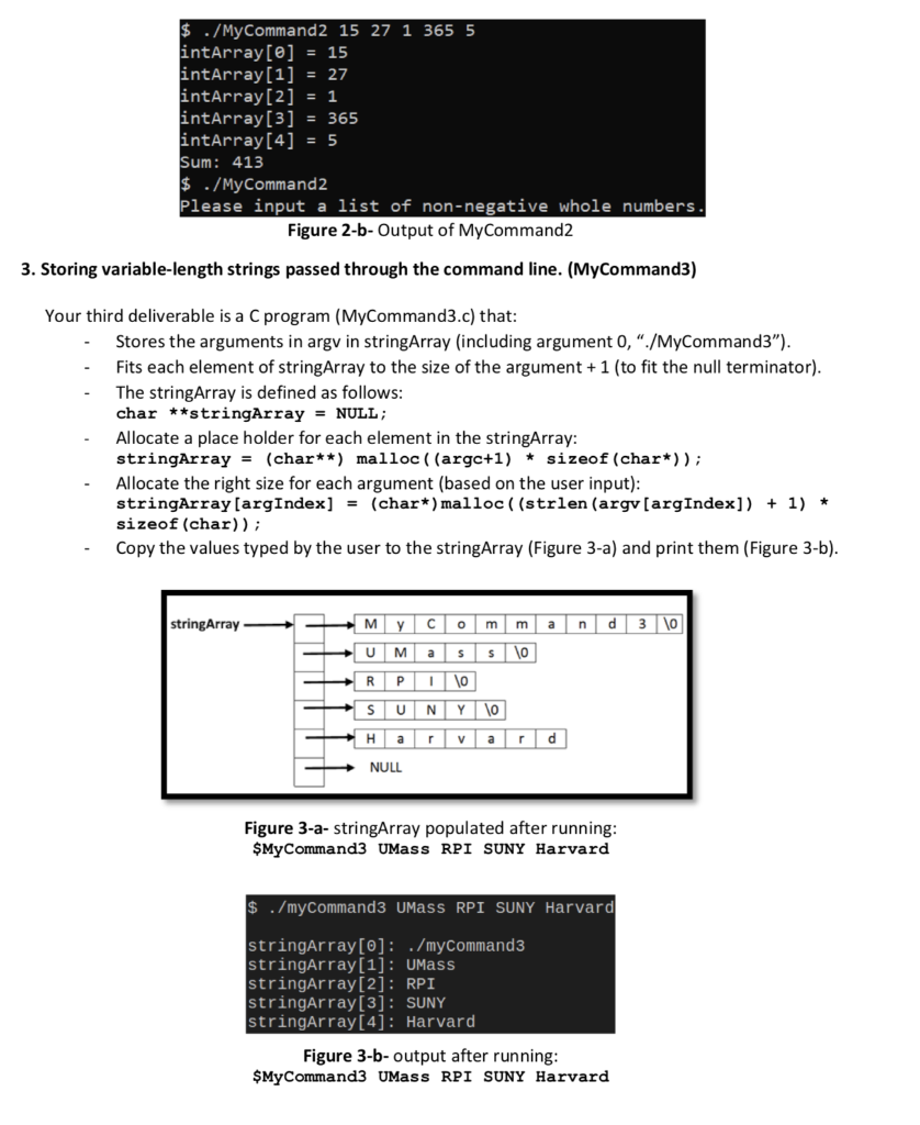 Solved Argument Passing Through The Command Line Objective Chegg Com