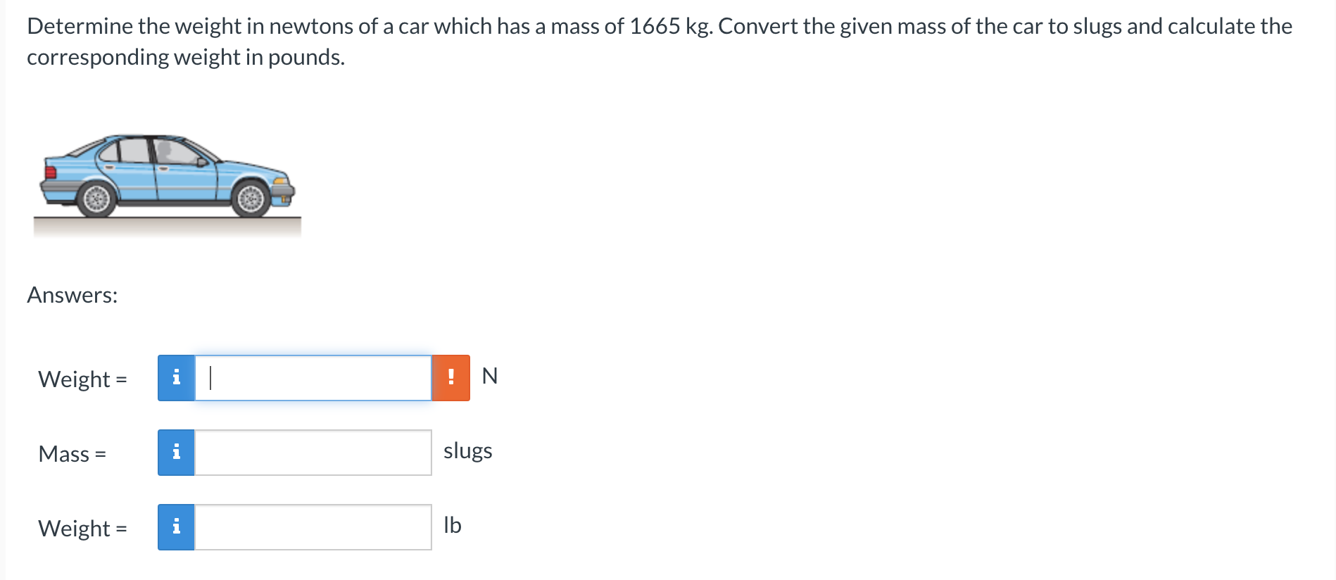 Calculate newtons 2024 from kg