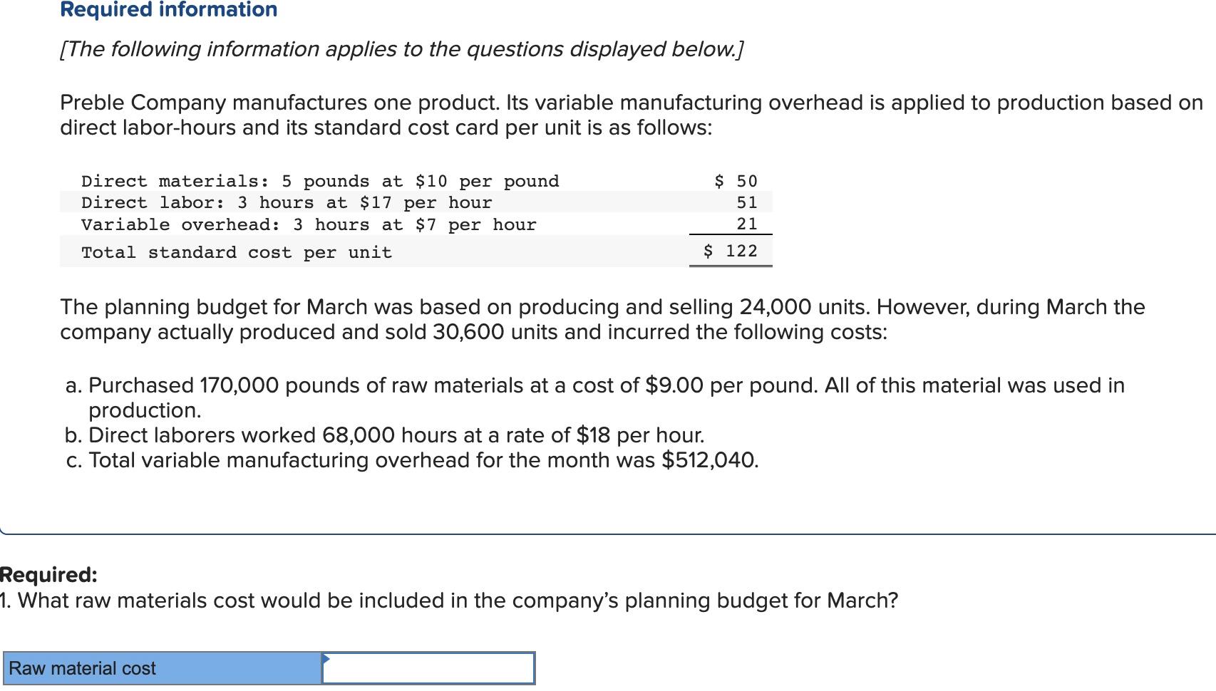 Solved [The following information applies to the questions | Chegg.com
