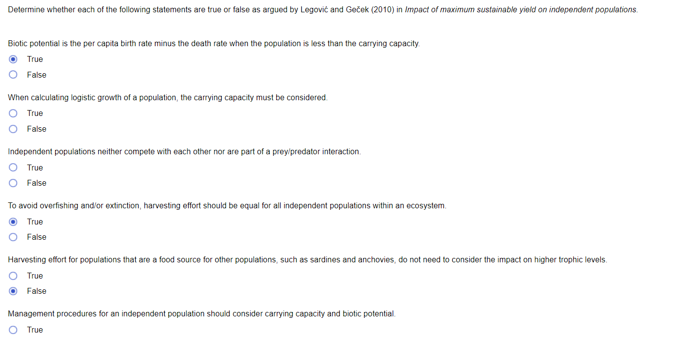 Solved Determine whether each of the following statements | Chegg.com