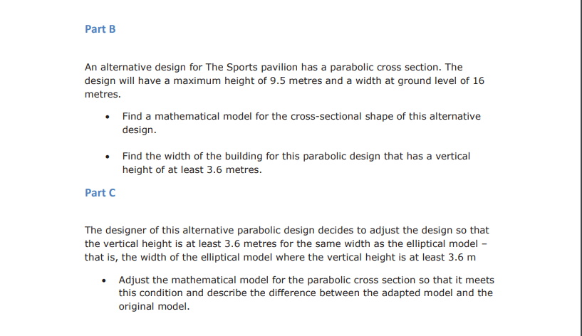 Case Based] In elliptical sport field the authority wants to design