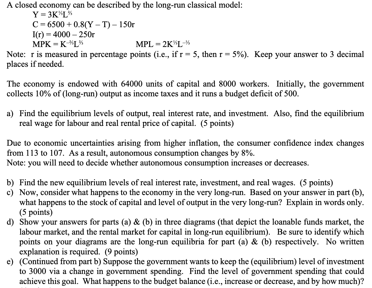 suppose-the-u-s-has-a-closed-economy-with-gdp-y-chegg