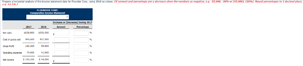 Solved: Exercise 13-6 Here Are The Comparative Income Stat... | Chegg.com