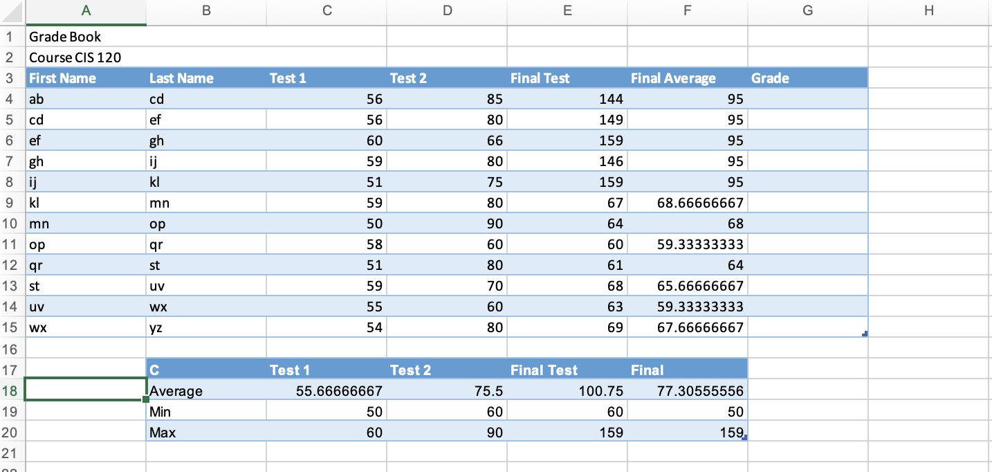 How to complete the Numeric-to-Letter Grading Scale Conversion – Support  Center