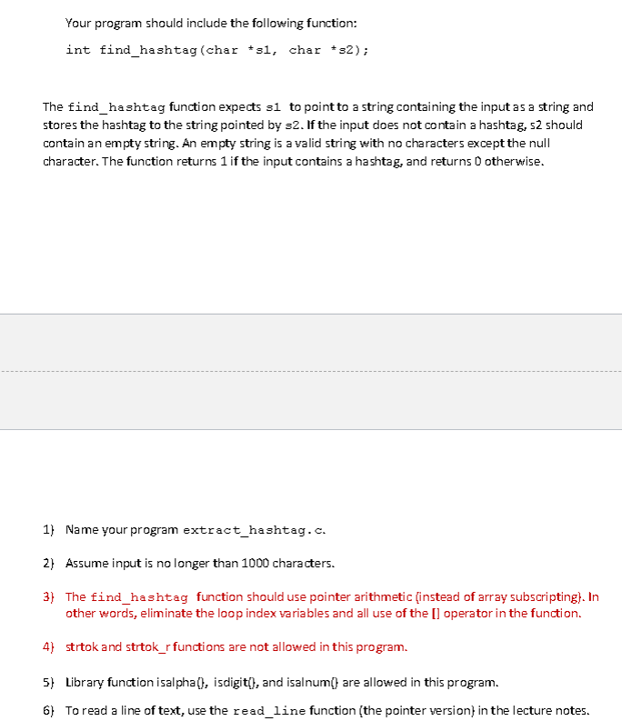 Solved Project 5 Program Design 1 60 Points A Hashtag Chegg Com