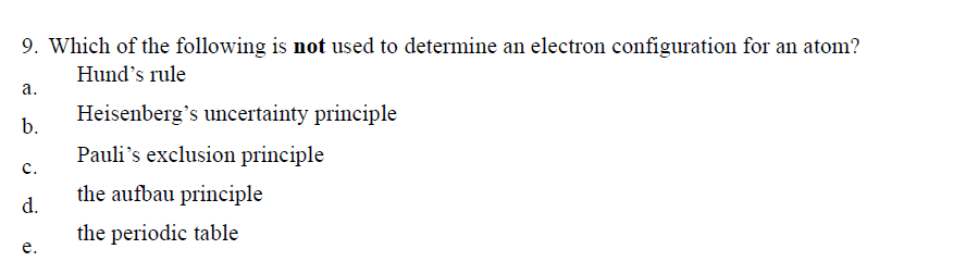 Solved Which of the following is not used to determine an | Chegg.com