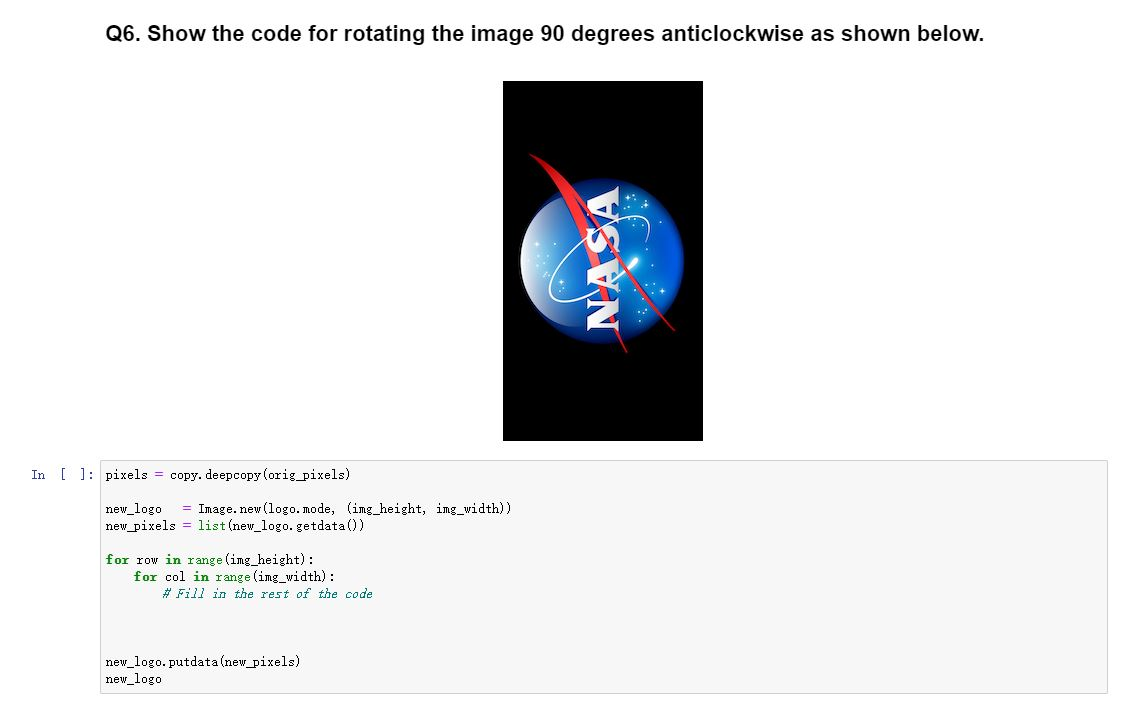 Rotating an Image 90 degrees — Coding Challenge