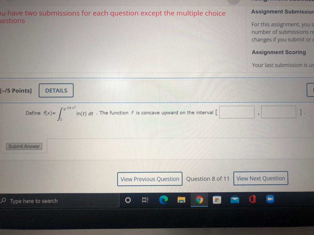 Solved Assignment Submission ou have two submissions for | Chegg.com