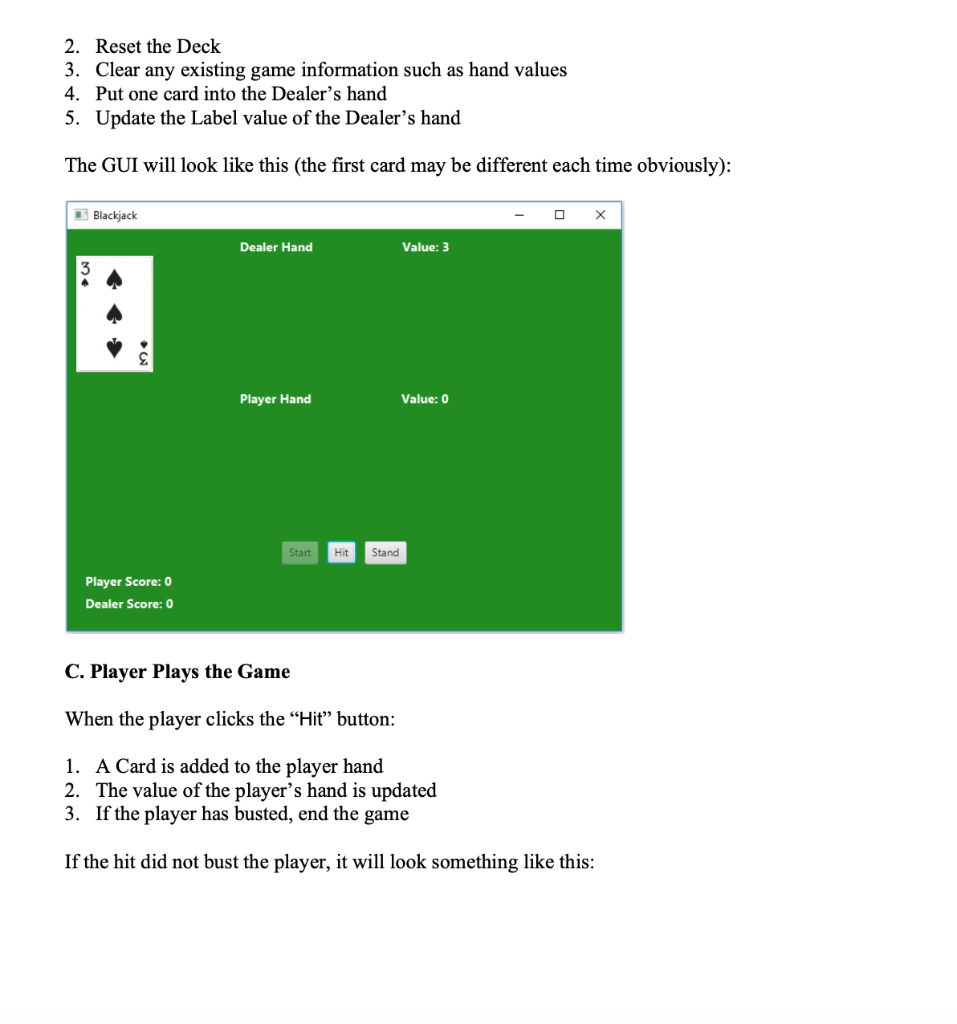 100 pts Problem Statement Game Rules Blackjack is a | Chegg.com