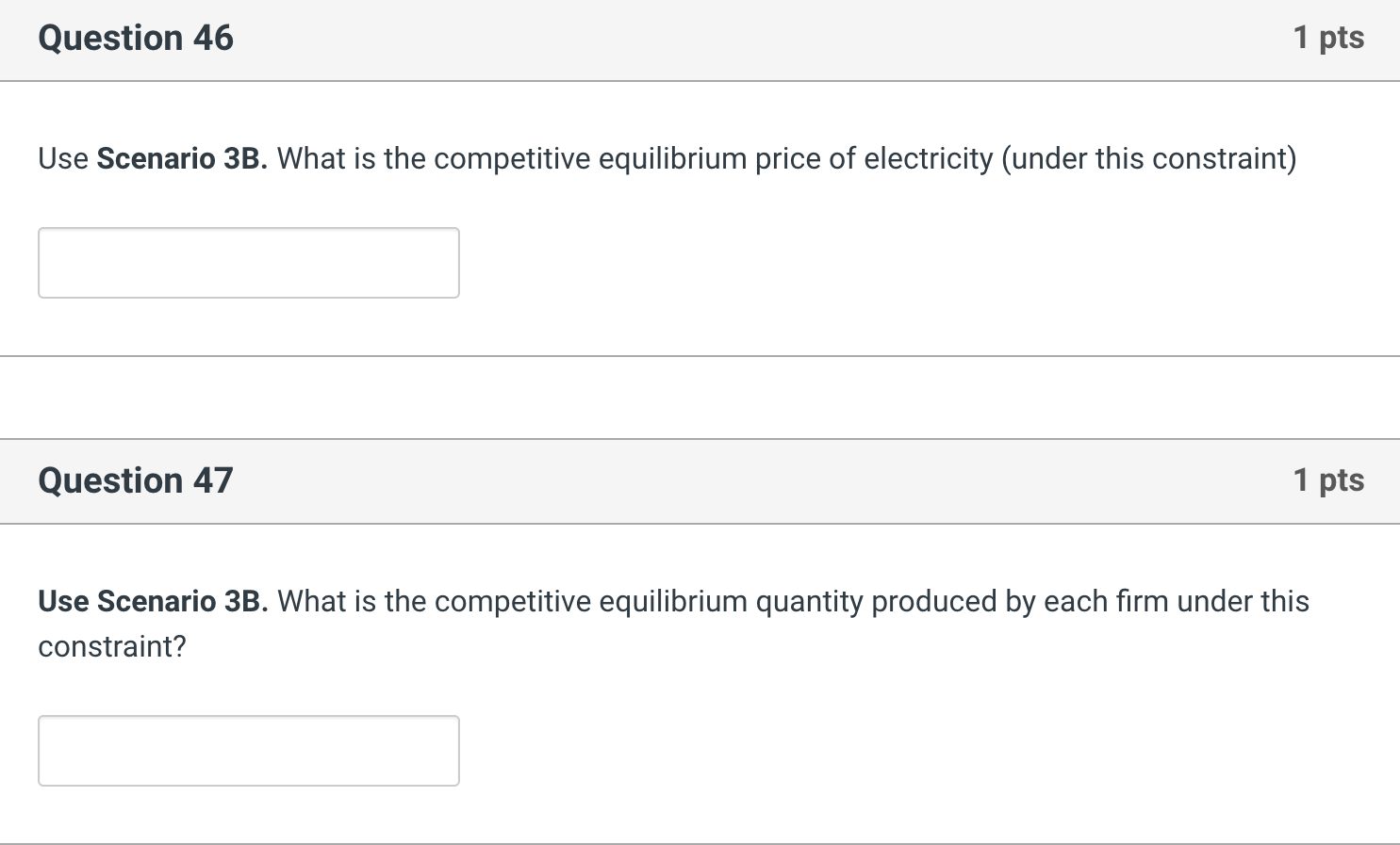 Solved The Following Questions Use This Scenario 3 Scenario 