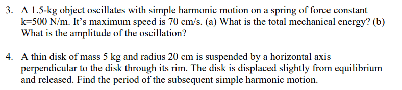 Solved Please answer question 3 ﻿and 4 ﻿with clear work and | Chegg.com