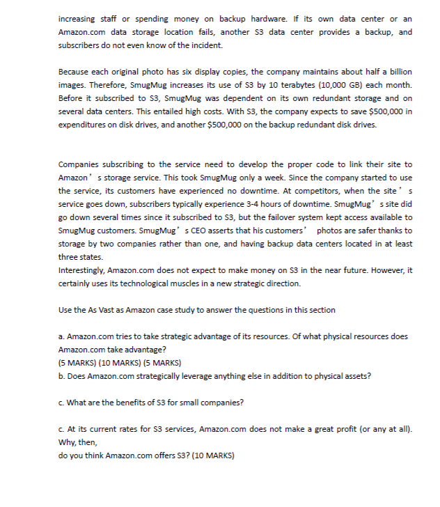 Solved SECTION A (30 MARKS] Question 1 As Vast as the Amazon | Chegg.com
