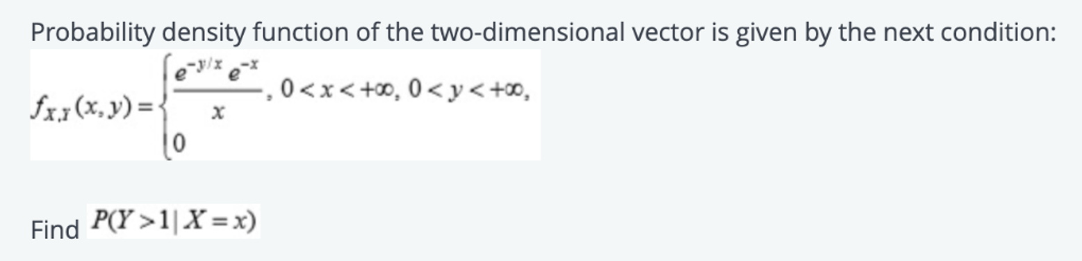 Solved Probability density function of the two-dimensional | Chegg.com