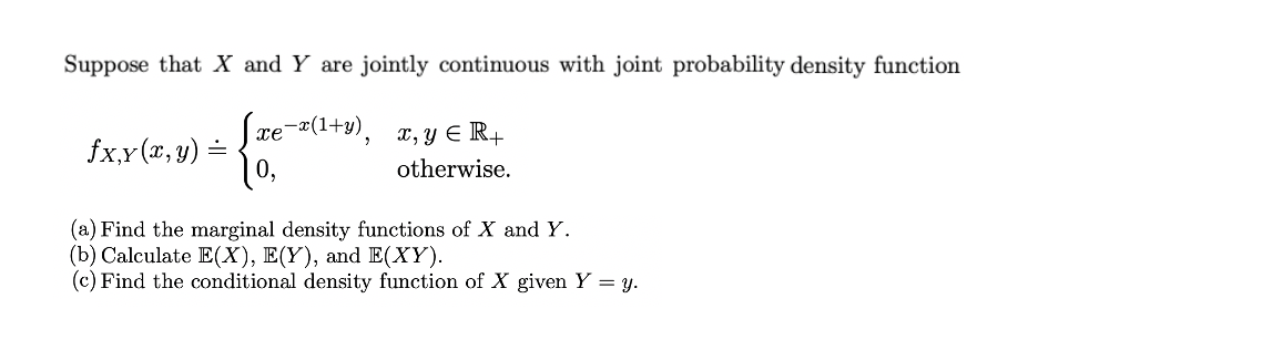 Solved Suppose that X and Y are jointly continuous with | Chegg.com