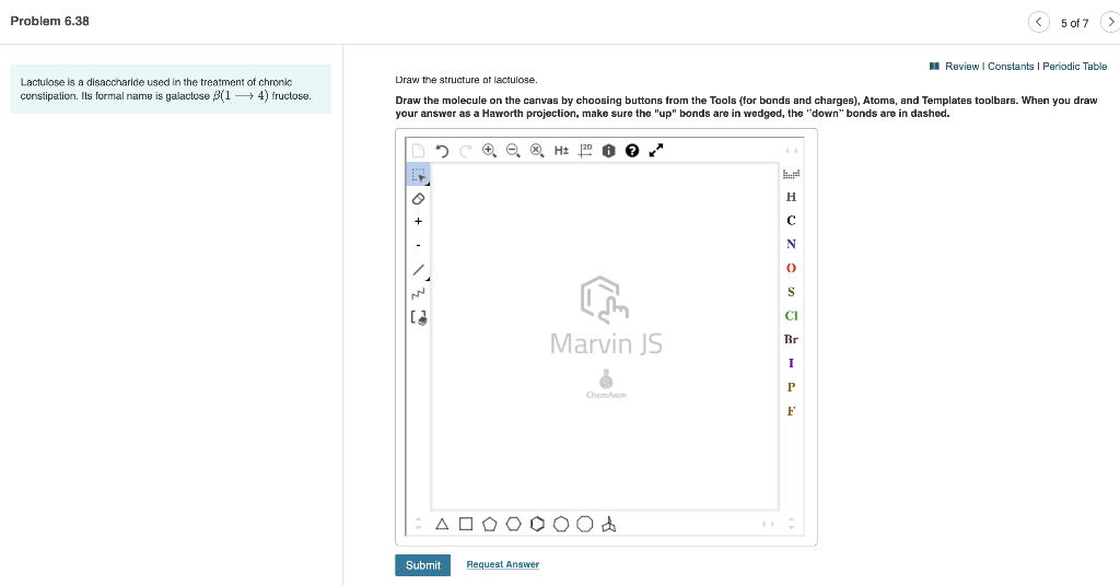 I Need Help Drawing Disaccahrides 1 Lactulose Is Chegg Com