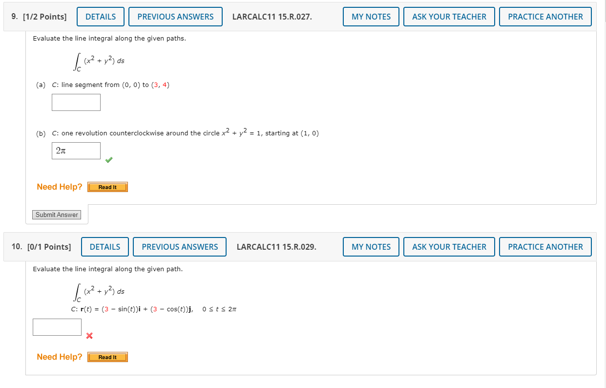 Solved Evaluate the line integral along the given paths. | Chegg.com