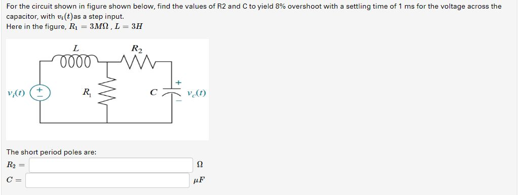 Solved For the circuit shown in figure shown below, find the | Chegg.com